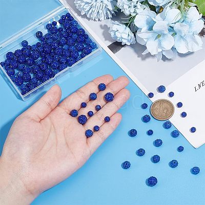 120Pcs 3 Styles Handmade Polymer Clay Disco Ball Beads FIND-PH0022-09B-1