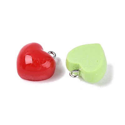 Opaque Resin Pendants RESI-Q232-02-1
