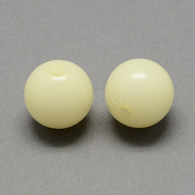 Imitation Jelly Acrylic Beads JACR-R001-8mm-10-1