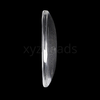 Transparent Oval Glass Cabochons GGLA-R022-30x20-1