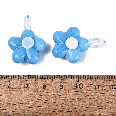 Handmade Lampwork Pendants LAMP-Q039-21I-1