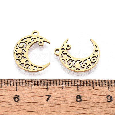 201 Stainless Steel Charms STAS-T066-92G-1