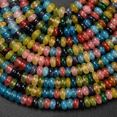 Natural White Jade Beads Strands G-L635-A02-4x2mm-02-1