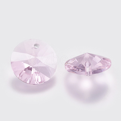 Faceted Glass Rhinestone Charms RGLA-F049-8mm-223-1