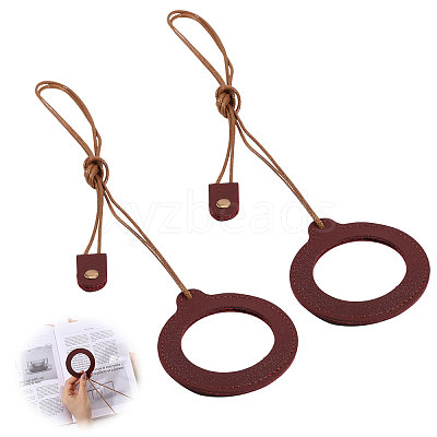2Pcs Neck Wear Magnifying Glass AJEW-CA0005-27C-1