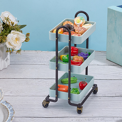 Plastic Small Cart Mini Model DIY-WH0671-321A-1