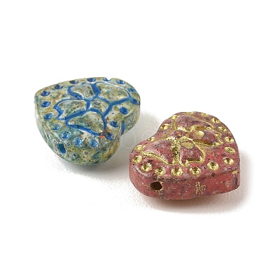 Baking Paint Glass Beads DGLA-G004-02D-1