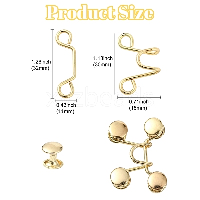 Adjustable Waistband Buckles(8 sets ST-CJ0035-01-1
