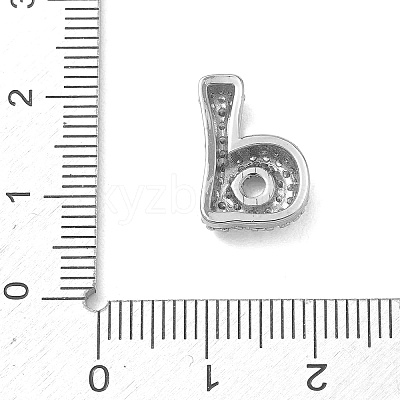 Brass Micro Pave Cubic Zirconia Pendants KK-A300-02P-D-1