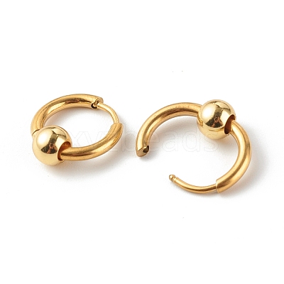 304 Stainless Steel Huggie Hoop Earrings EJEW-JE04555-02-1