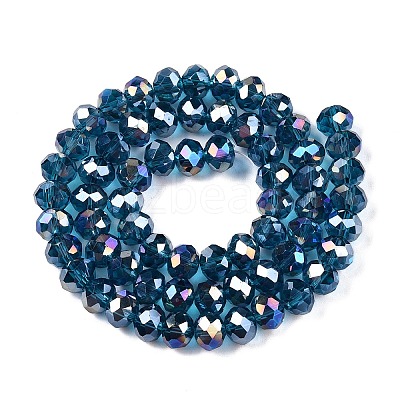 Electroplate Glass Beads Strands LS-EGLA-A034-T8mm-B25-1