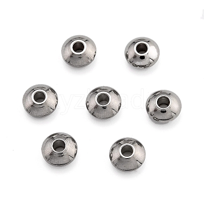 Tarnish Resistant Flat Round 304 Stainless Steel Spacer Beads STAS-M252-02-1