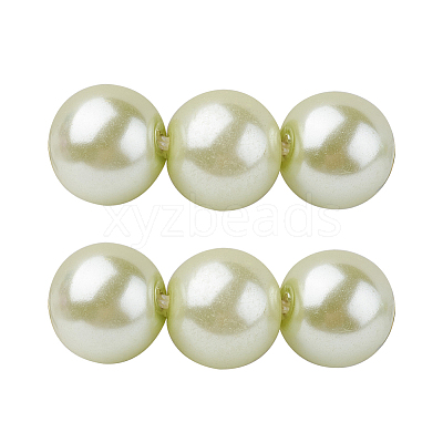 Eco-Friendly Glass Pearl Beads HY-J002-6mm-HX046-1