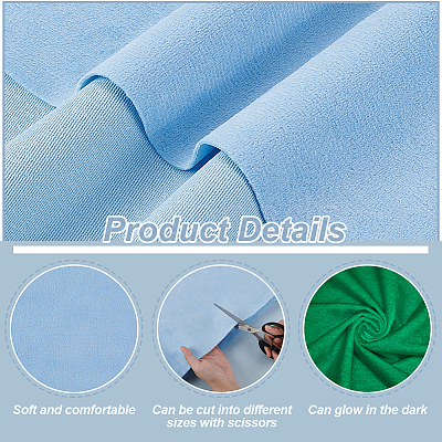 Luminous Velvet Super Soft Fabric DIY-WH0888-446C-1