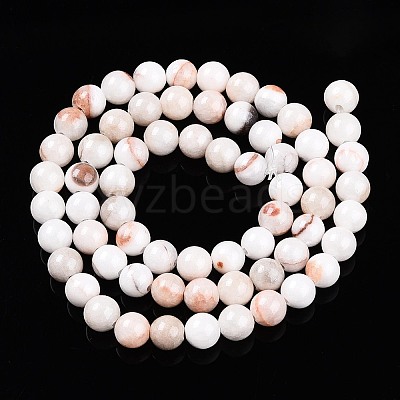 Natural Persian Jade Beads Strands G-A255-A02-01K-1