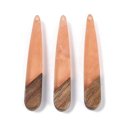 Resin & Wood Pendants WOOD-F015-01B-1