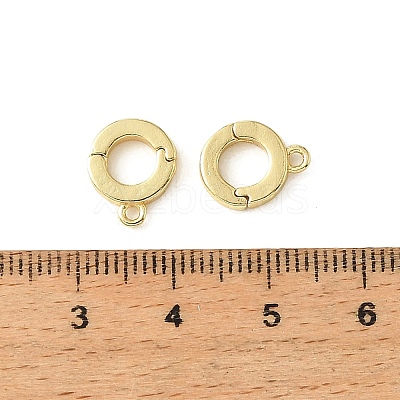 Brass Ring Clasps KK-CBA9CBD-09G-1