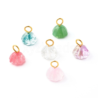 Glass Charms PALLOY-JF00809-1