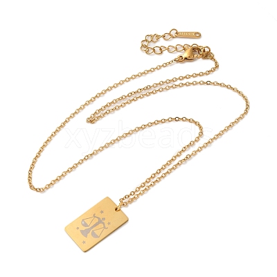 Golden 202 Stainless Steel Constellation Pendants Necklaces LS-NJEW-K380-02G-02-1