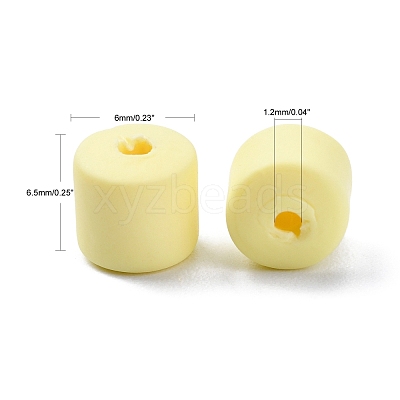 Handmade Polymer Clay Bead Strands X-CLAY-ZX006-01-43-1