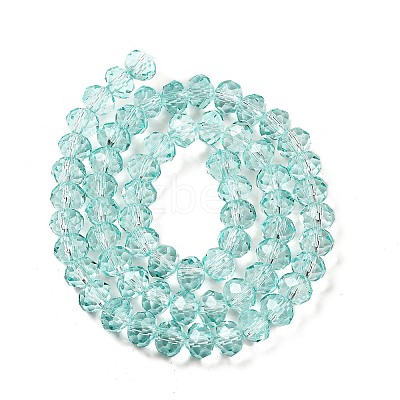 Transparent Baking Paint Glass Beads Strands LS-DGLA-A034-T8mm-D01-1