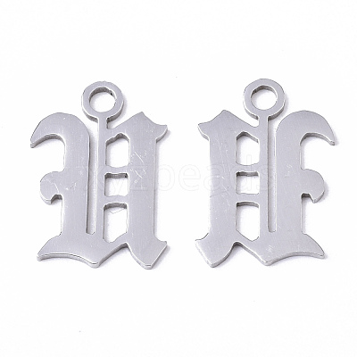 Tarnish Resistant 201 Stainless Steel Pendants STAS-N091-40U-1