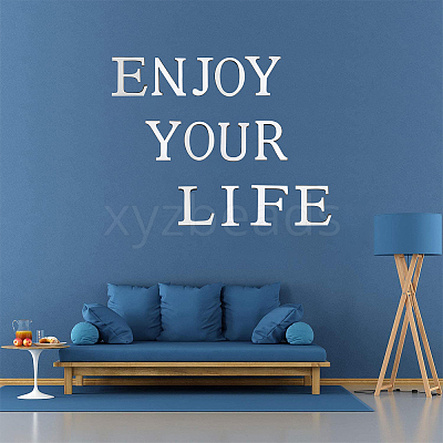 Acrylic Mirror Wall Stickers Decal DIY-CN0001-13A-I-1
