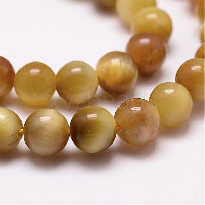 Natural Tiger Eye Bead Strands G-D840-54-8mm-03-1