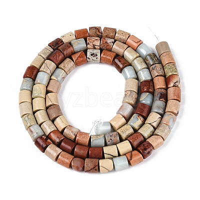 Natural Shoushan Stone Beads Strands G-T141-92B-1