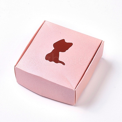 Foldable Kraft Paper Gift Boxes LS-CON-WH0069-75A-1