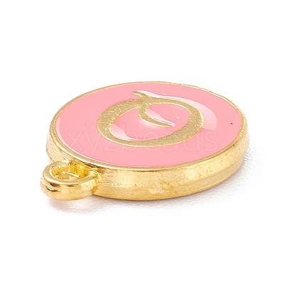 Golden Plated Alloy Enamel Charms ENAM-Q437-14Q-1