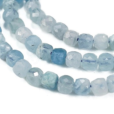 Natural Aquamarine Beads Strands X-G-L587-C02-01-1