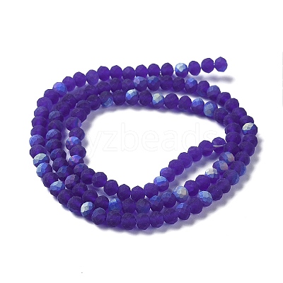 Transparent Glass Beads Strands EGLA-A044-T1mm-MB06-1