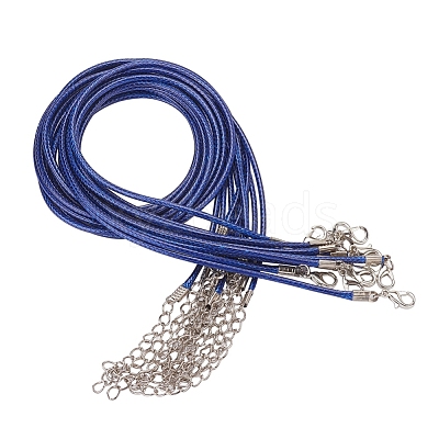 Waxed Cord Necklace Making X-NCOR-T001-26-1