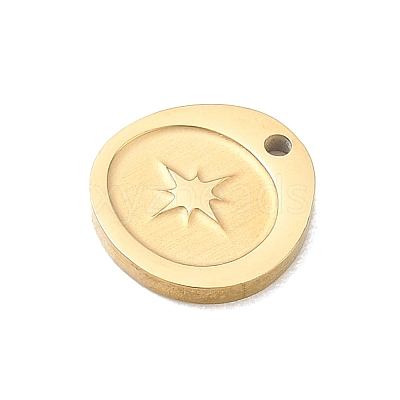 304 Stainless Steel Charms SA-CBA2714-02D-G-1