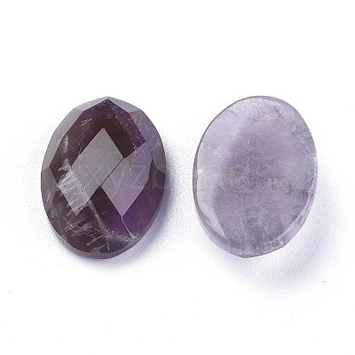 Natural Amethyst Cabochons X-G-G760-A09-1