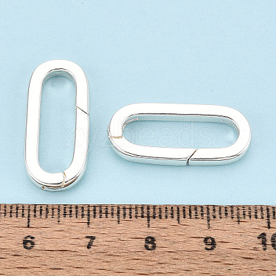 Brass Spring Gate Rings KK-WH20009-01S-1