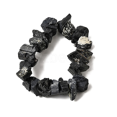 Natural Black Tourmaline Beads Strands G-I283-F12-1