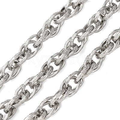 304 Stainless Steel Rope Chains CHS-A021-07D-P-1
