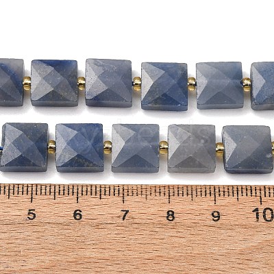 Natural Blue Aventurine Beads Strands G-F839-A08-01-1