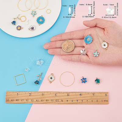 DIY Dangle Earring Making Kits DIY-SC0013-95-1