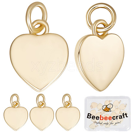 Beebeecraft Brass Charms KK-BBC0005-09-1