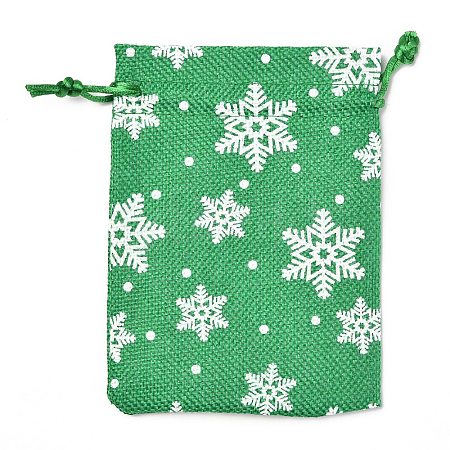 Christmas Themed Burlap Packing Pouches LS-ABAG-L007-01A-01-1