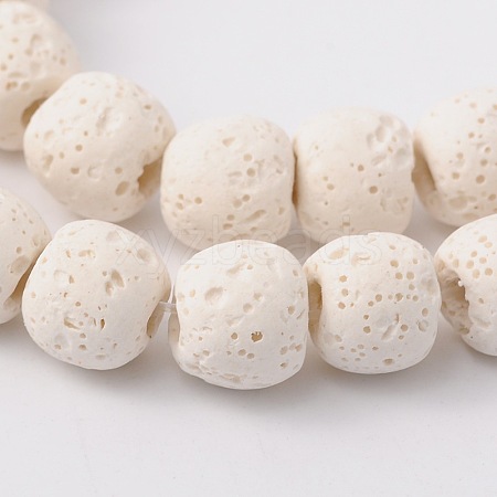 Natural Lava Rock Bead Strands X-G-L435-03-10mm-11-1