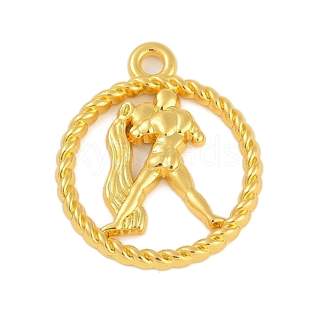 Twelve Constellations Alloy Pendants PALLOY-Q006-01E-G-1