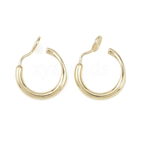 Brass Clip-on Earring Findings KK-F921-08B-G-1