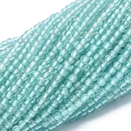Natural Apatite Beads Strands G-A177-04-17-1