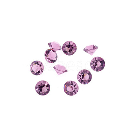 Glass Rhinestone Cabochons GLAA-TAC0005-3mm-06-1