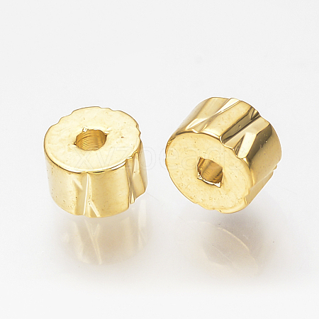 Brass Spacer Beads X-KK-Q735-277G-1