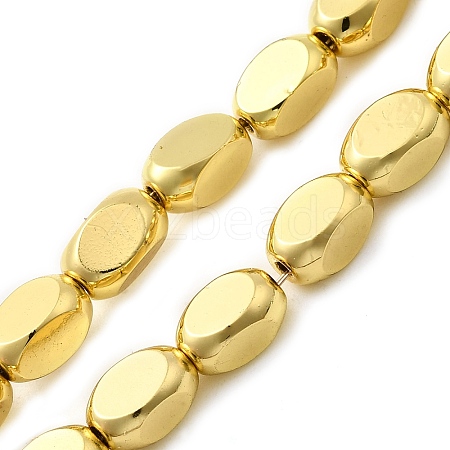 Electroplate Glass Beads Strands EGLA-F166-02A-G-1